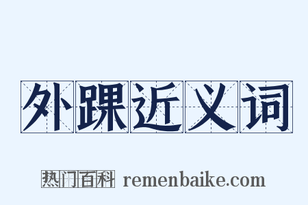 外踝近义词是什么意思的图片